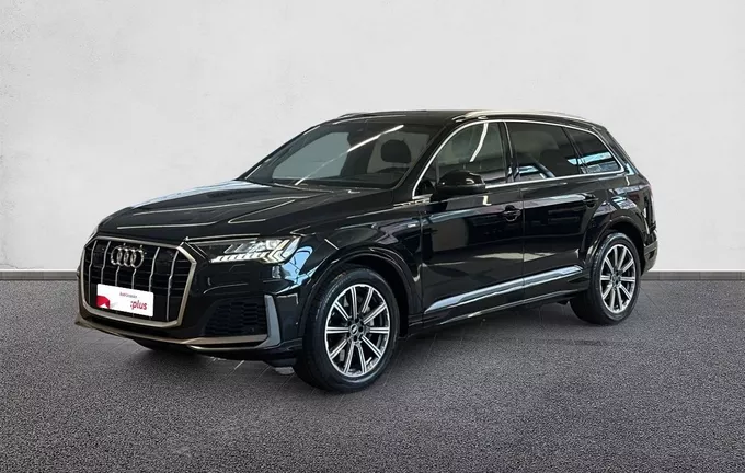 AUDI Q7 55 TFSI e 380 Tiptronic 8 Quattro S line extérieur trois quart avant gauche 2122880
