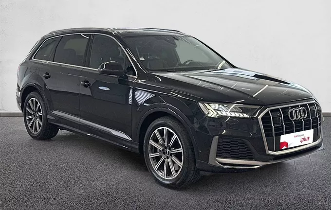 AUDI Q7 55 TFSI e 380 Tiptronic 8 Quattro S line extérieur trois quart avant droit 2122880