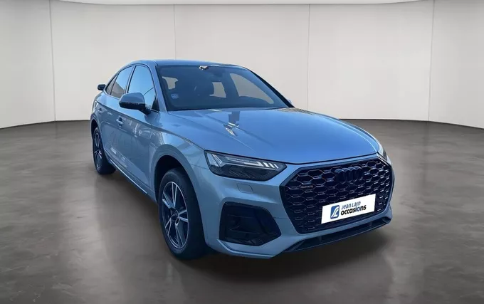 AUDI Q5 Sportback 50 TFSIe 299 S tronic 7 Quattro S line extérieur trois quart avant droit 2132763