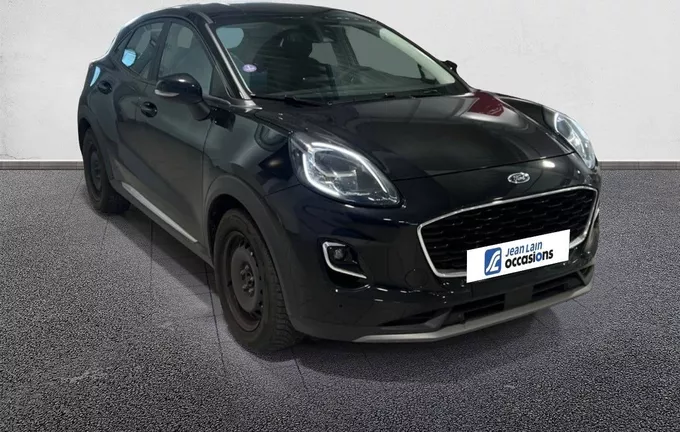FORD PUMA 1.0 EcoBoost 125 ch mHEV S&S Powershift Titanium extérieur trois quart avant droit 2126006
