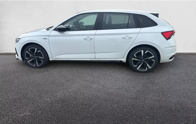SKODA SCALA 1.0 TSI Evo 2 116 ch DSG7 Monte-Carlo extérieur trois quart arrière gauche 9750