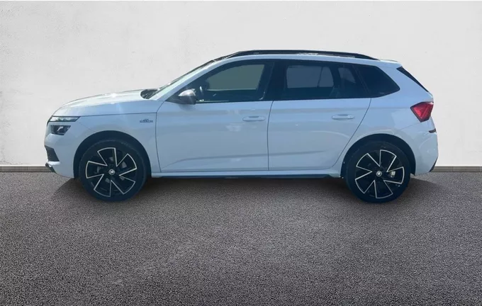 SKODA KAMIQ 1.0 TSI Evo 110 ch DSG7 Monte-Carlo extérieur trois quart arrière gauche 560617