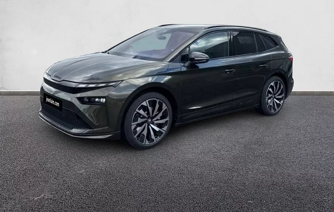SKODA ENYAQ 85 Sportline extérieur trois quart avant gauche 4379