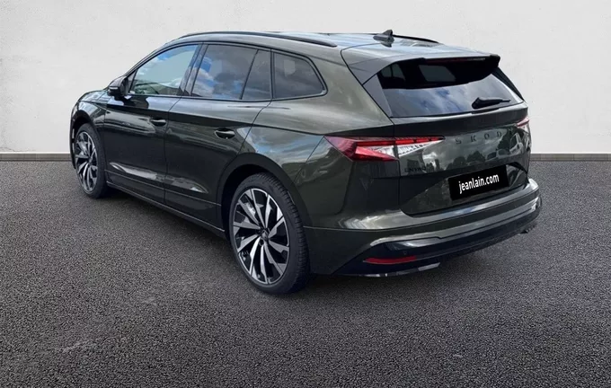 SKODA ENYAQ 85 Sportline extérieur trois quart arrière gauche 4379