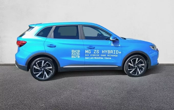 MG ZS 1.5 L Hybrid+ 197 ch Luxury extérieur côté droit 8508