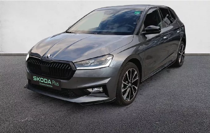 SKODA FABIA 1.0 TSI 116 ch EVO 2 DSG7 Monte-Carlo extérieur trois quart avant gauche 2125313