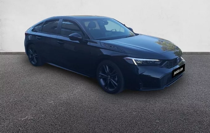 HONDA CIVIC e:HEV 2.0 i-MMD Sport extérieur trois quart avant droit 6268411