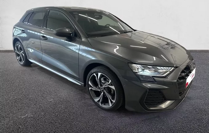 AUDI A3 Sportback TFSI Mild Hybrid 116 S tronic 7 S line extérieur trois quart avant droit 2129736
