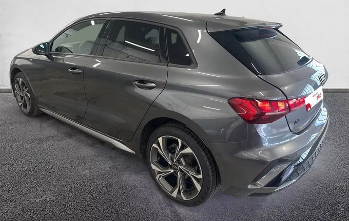 AUDI A3 Sportback TFSI Mild Hybrid 116 S tronic 7 S line extérieur trois quart arrière gauche 2129736