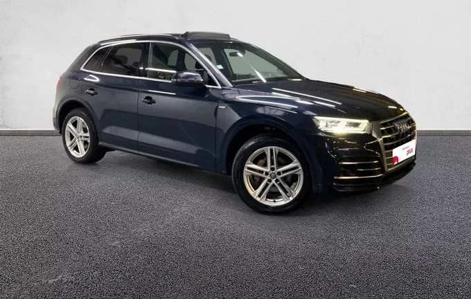 AUDI Q5 50 TFSI e 299 S tronic 7 Quattro S line extérieur trois quart avant droit 2127932