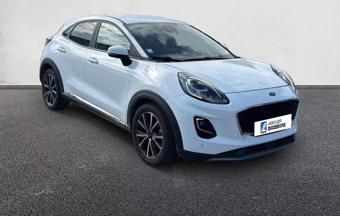FORD PUMA 1.0 EcoBoost 125 ch mHEV S&S BVM6 Titanium extérieur trois quart avant droit 2130691