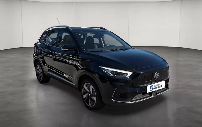 MG ZS EV Autonomie Standard 51kWh - 130 kW 2WD Luxury extérieur trois quart avant droit 601345