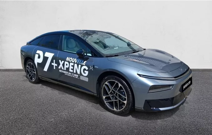 XPENG P7+ Autonomie Etendue extérieur trois quart avant droit 9200697