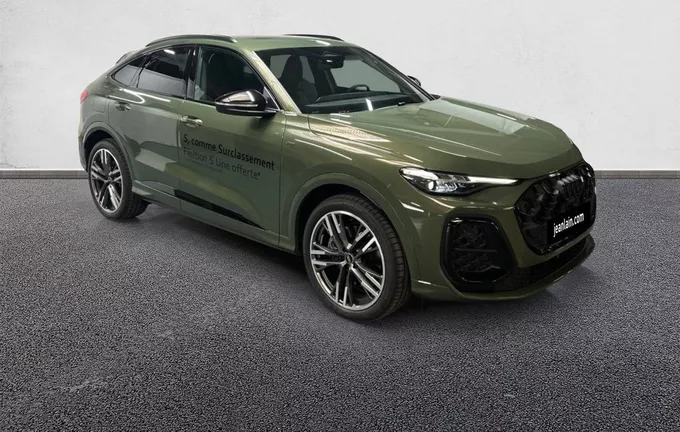 AUDI Q5 Sportback e-hybrid 299 ch S tronic 7 Quattro S line extérieur trois quart avant droit 7249