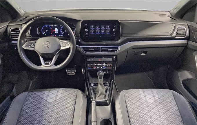 VOLKSWAGEN T-CROSS 1.5 TSI 150 Start/Stop DSG7 R-Line extérieur trois quart avant droit 2124487