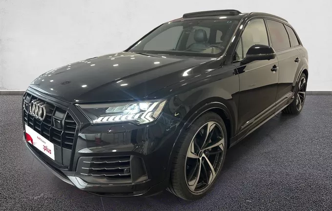 AUDI Q7 55 TFSI e 380 Tiptronic 8 Quattro Avus Extended extérieur trois quart avant gauche 2126941