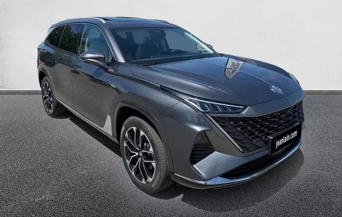 MG MGS9 PHEV 299 ch Premium extérieur trois quart avant droit 7891