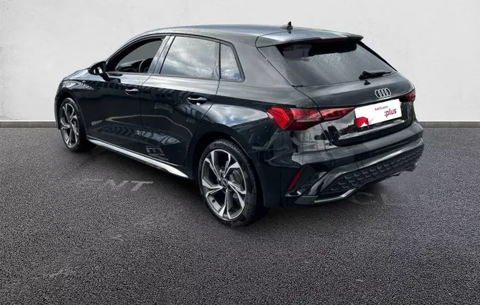 AUDI A3 Sportback TFSI Mild Hybrid 150 S tronic 7 S line extérieur trois quart arrière gauche 2126529