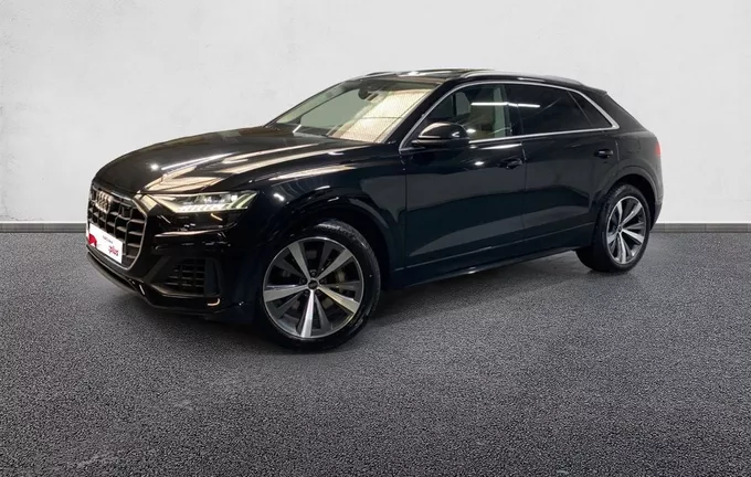AUDI Q8 55 TFSI e 381 Tiptronic 8 Quattro Avus Extended extérieur trois quart avant gauche 3013487