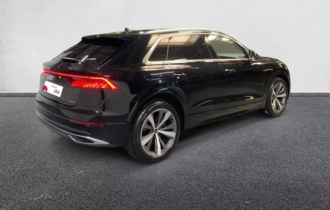 AUDI Q8 55 TFSI e 381 Tiptronic 8 Quattro Avus Extended extérieur trois quart arrière droit 3013487
