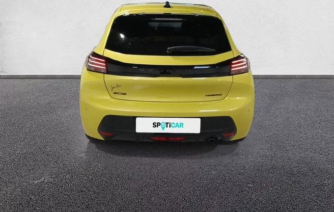 PEUGEOT 208 Hybrid 100 e-DCS6 Allure extérieur trois quart arrière droit 944040