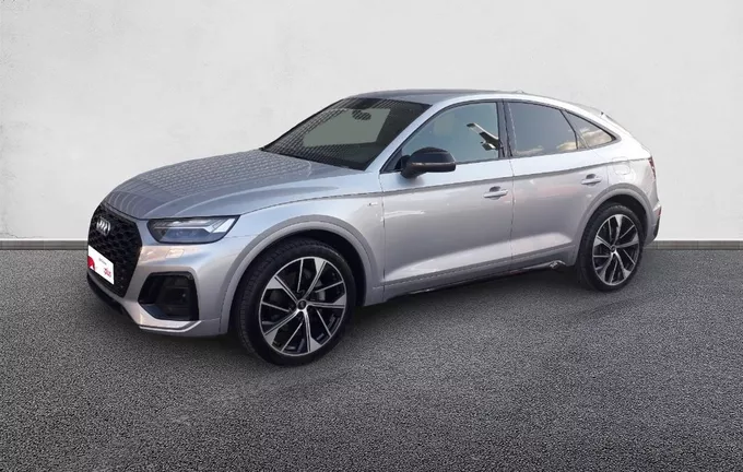 AUDI Q5 Sportback 55 TFSIe 367 S tronic 7 Quattro S line extérieur trois quart avant gauche 2122104
