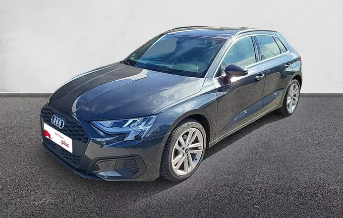 AUDI A3 Sportback 30 TFSI Mild Hybrid 110 S tronic 7 Design extérieur trois quart avant gauche 2128474