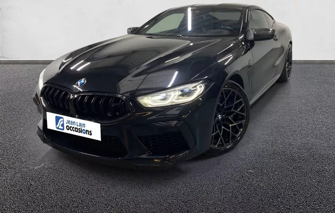 BMW M8 Coupe 625 ch BVA8 Compétition extérieur trois quart avant gauche 2128043