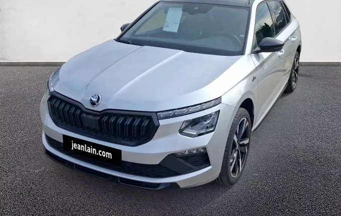 SKODA KAMIQ 1.5 TSI Evo 2 150 ch DSG7 ACT Monte Carlo extérieur trois quart avant gauche 1432