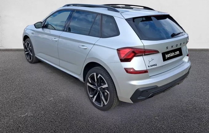 SKODA KAMIQ 1.5 TSI Evo 2 150 ch DSG7 ACT Monte Carlo extérieur trois quart arrière gauche 1432