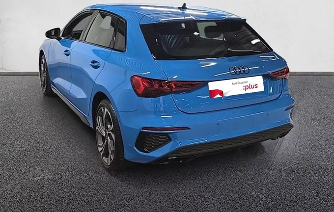 AUDI A3 Sportback 35 TFSI Mild Hybrid 150 S tronic 7 S Line extérieur trois quart arrière gauche 2128251