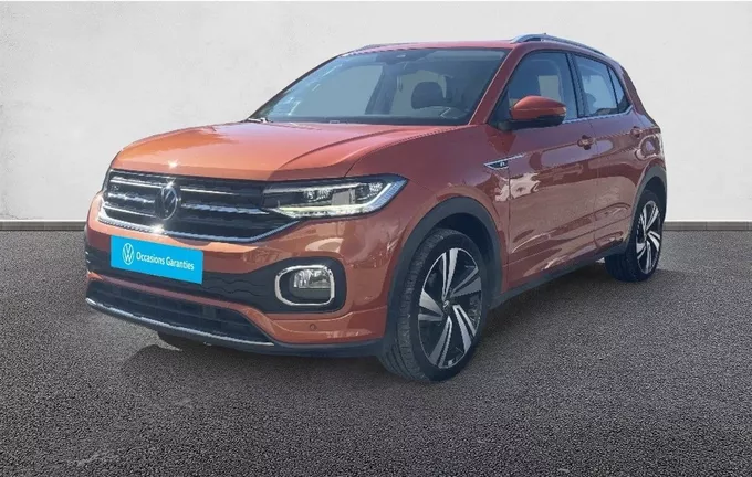 VOLKSWAGEN T-CROSS 1.0 TSI 110 Start/Stop BVM6 R-Line extérieur trois quart avant gauche 560907