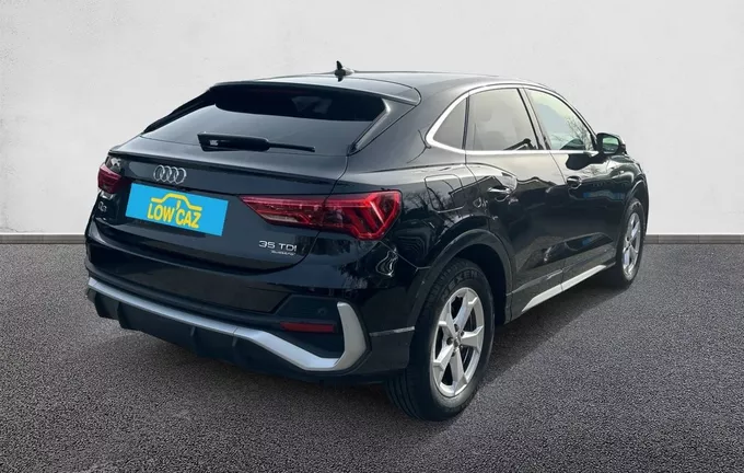 AUDI Q3 Sportback 35 TDI 150 ch S tronic 7 Quattro S line extérieur trois quart arrière droit 212818