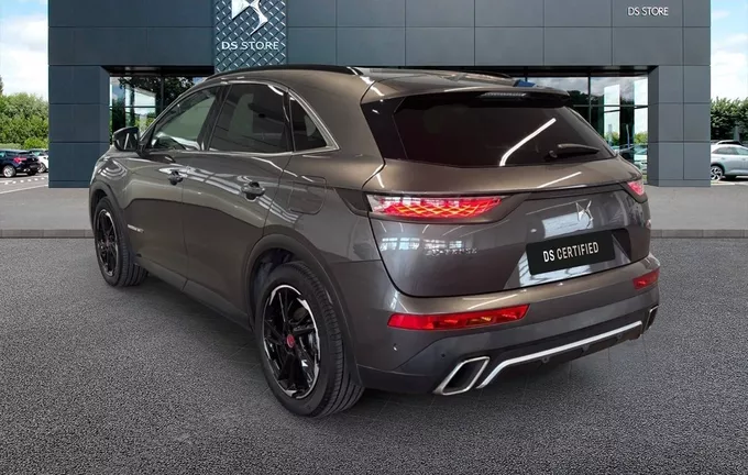 DS DS7 CROSSBACK Hybride E-Tense 225 EAT8 Performance Line+ extérieur trois quart arrière gauche 946642
