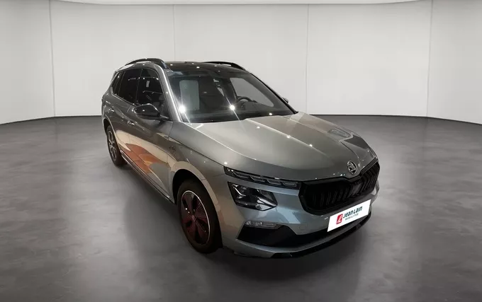 SKODA KAMIQ 1.5 TSI Evo 2 150 ch DSG7 ACT Monte Carlo extérieur trois quart avant droit 4307