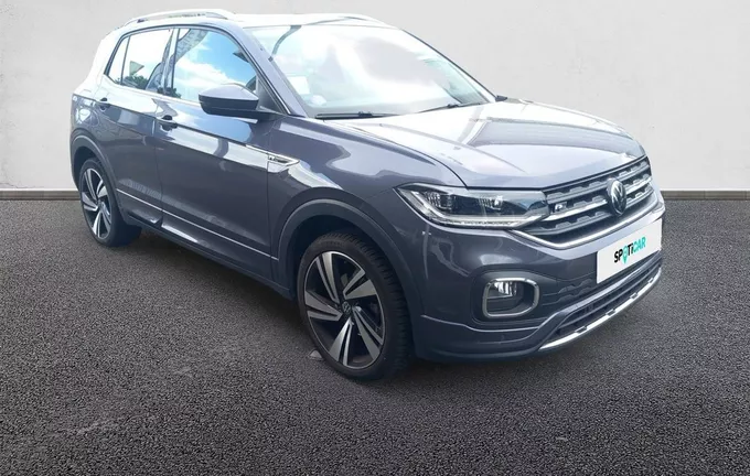 VOLKSWAGEN T-CROSS 1.0 TSI 110 Start/Stop DSG7 R-Line Tech extérieur trois quart avant droit 945849