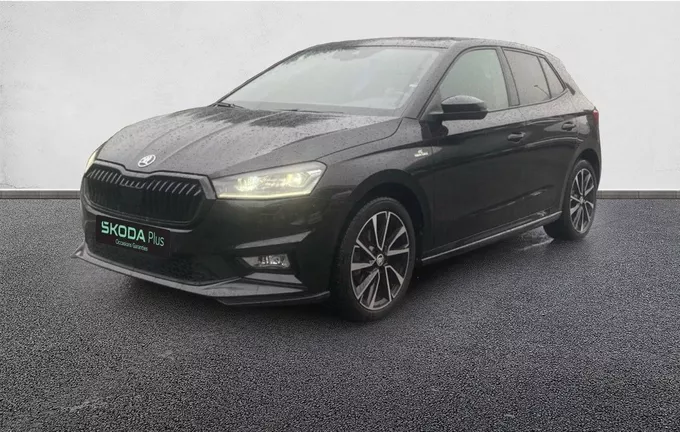 SKODA FABIA 1.0 TSI 110 ch DSG7 Monte-Carlo extérieur trois quart avant gauche 2130662