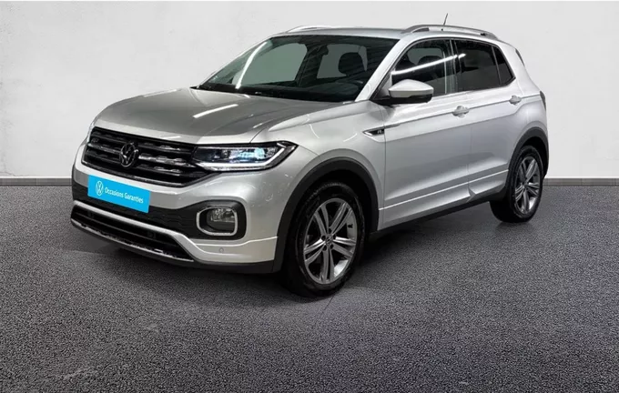 VOLKSWAGEN T-CROSS 1.0 TSI 110 Start/Stop DSG7 R-Line Tech extérieur trois quart avant gauche 2130520