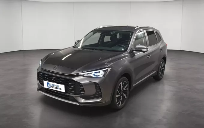 MG ZS 1.5 L Hybrid+ 197 ch Luxury extérieur trois quart avant gauche 601279