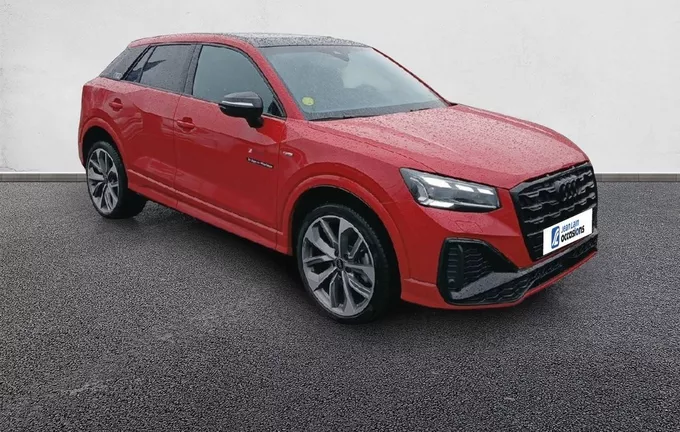 AUDI Q2 35 TDI 150 S tronic 7 Black Edition extérieur trois quart avant droit 2124055