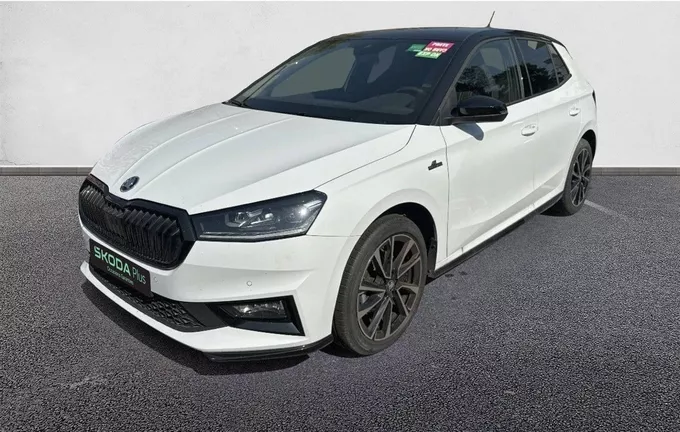 SKODA FABIA 1.0 TSI 116 ch EVO 2 DSG7 Monte-Carlo extérieur trois quart avant gauche 2130107