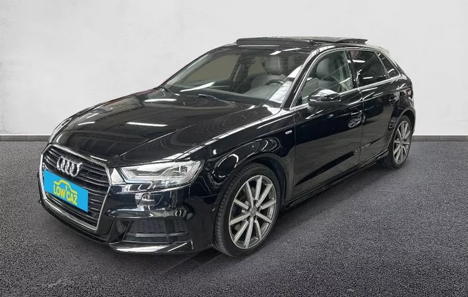 AUDI A3 Sportback 35 TDI 150 S tronic 7 Design Luxe extérieur trois quart avant gauche 213417