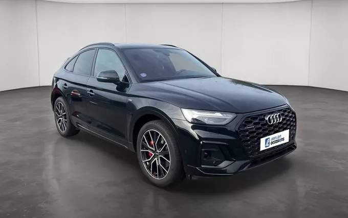 AUDI Q5 Sportback 55 TFSIe 367 S tronic 7 Quattro S line extérieur trois quart avant droit 2133231