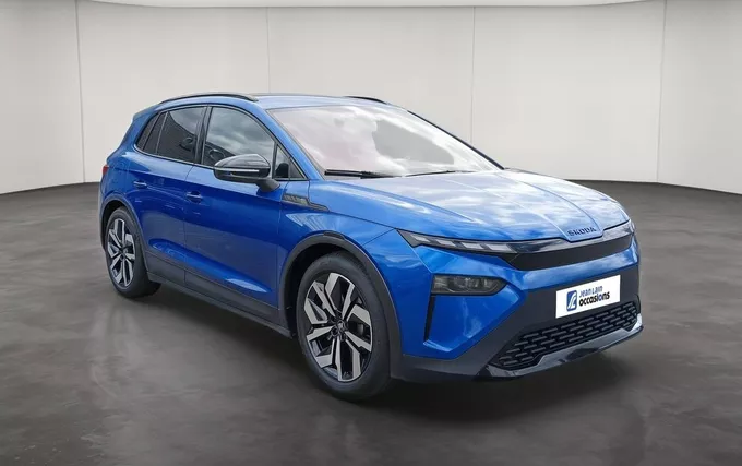 SKODA ELROQ 286 ch Batterie 85 Sportline extérieur trois quart avant droit 2131910