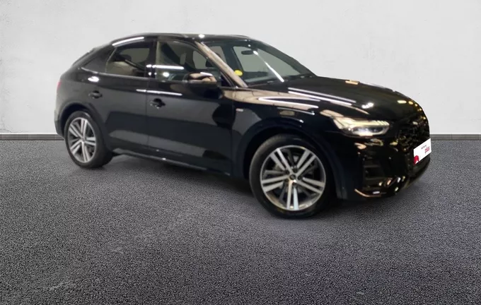 AUDI Q5 Sportback 35 TDI 163 S tronic 7 Black Edition extérieur trois quart avant droit 2129564