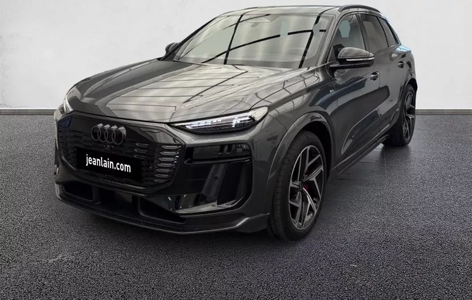 AUDI Q6 E-TRON 428 ch 100 kWh quattro S line extérieur trois quart avant gauche 0712