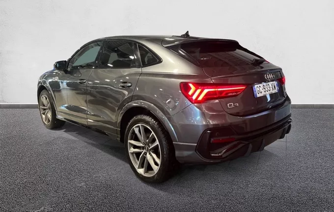 AUDI Q3 Sportback 40 TDI 200 ch S tronic 7 Quattro S Edition extérieur trois quart arrière gauche 2127743