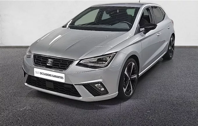 SEAT IBIZA 1.0 TSI 115 ch S/S DSG7 FR extérieur trois quart avant gauche 2130064