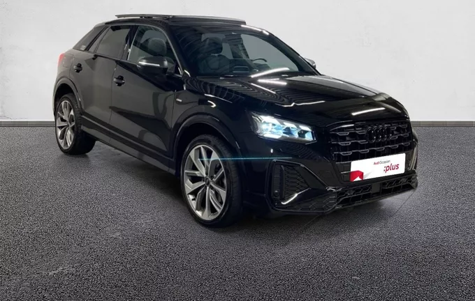 AUDI Q2 35 TDI 150 S tronic 7 Black Edition extérieur trois quart avant droit 2125740