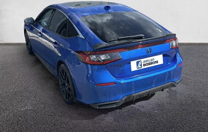 HONDA CIVIC e:HEV 2.0 i-MMD Advance extérieur trois quart arrière gauche 13827